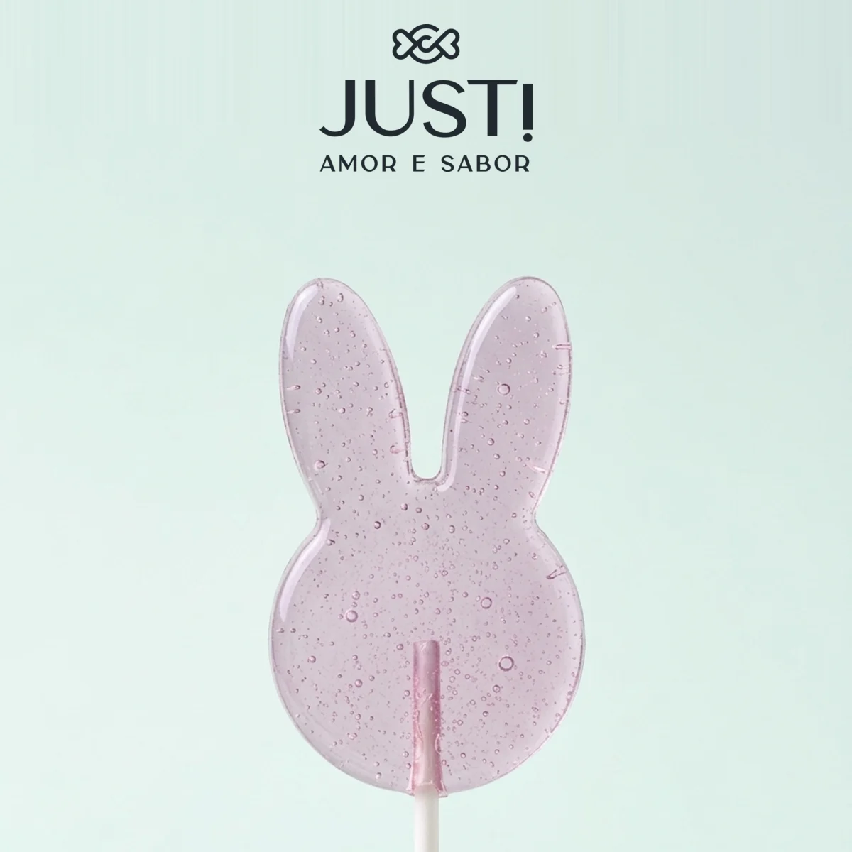 Pirulito Coelhinho — JUST! Amor e Sabor