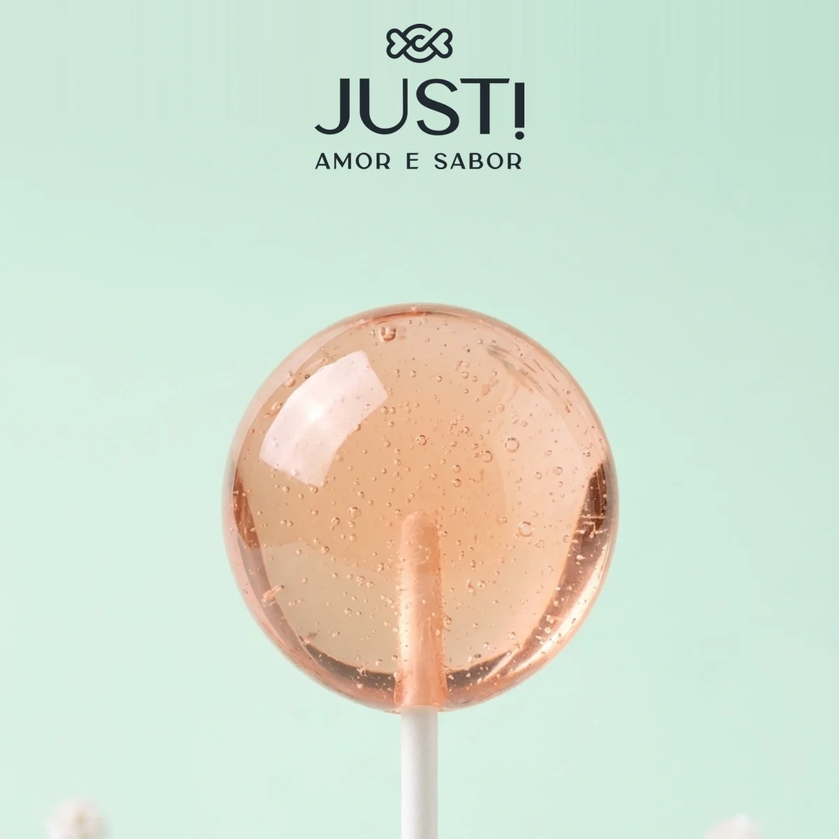 Pirulito Esférico — JUST! Amor e Sabor