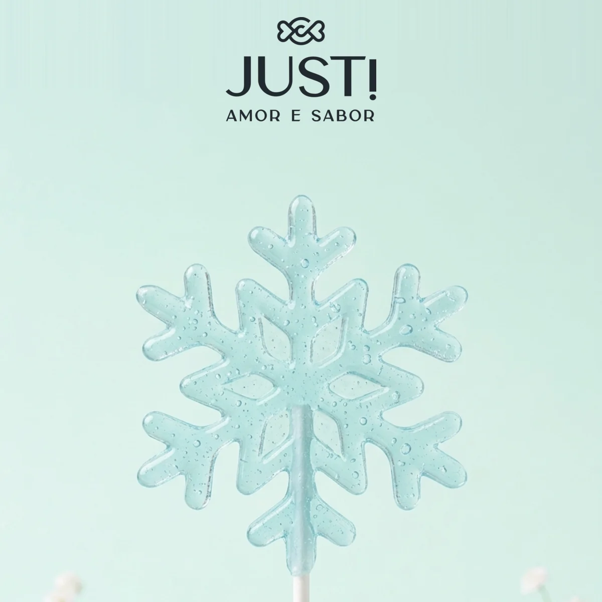 Pirulito Floco de Neve — JUST! Amor e Sabor